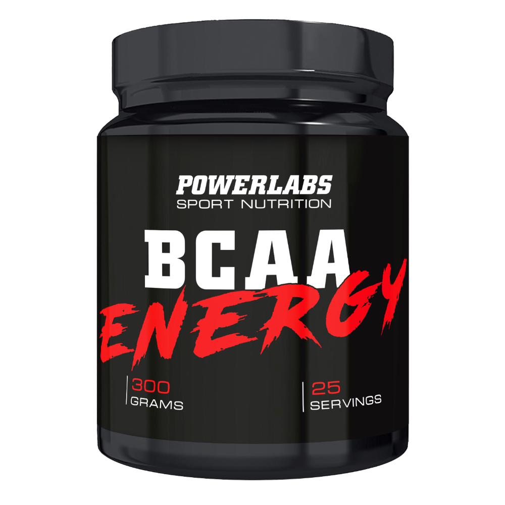 BCAA PowerLabs BCAA Energy (БЦАА) 300 g Яблоко