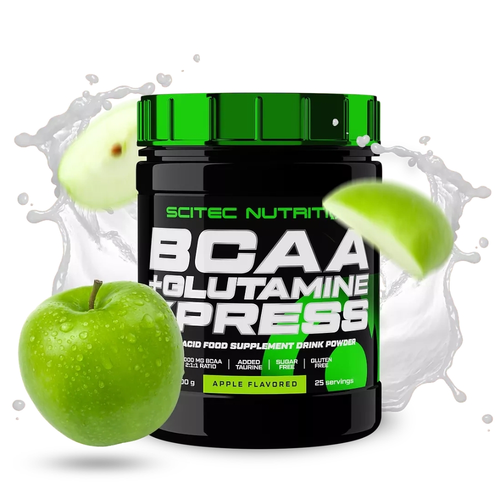 BCAA Scitec Nutrition BCAA + Glutamine Xpress 300 g Яблоко