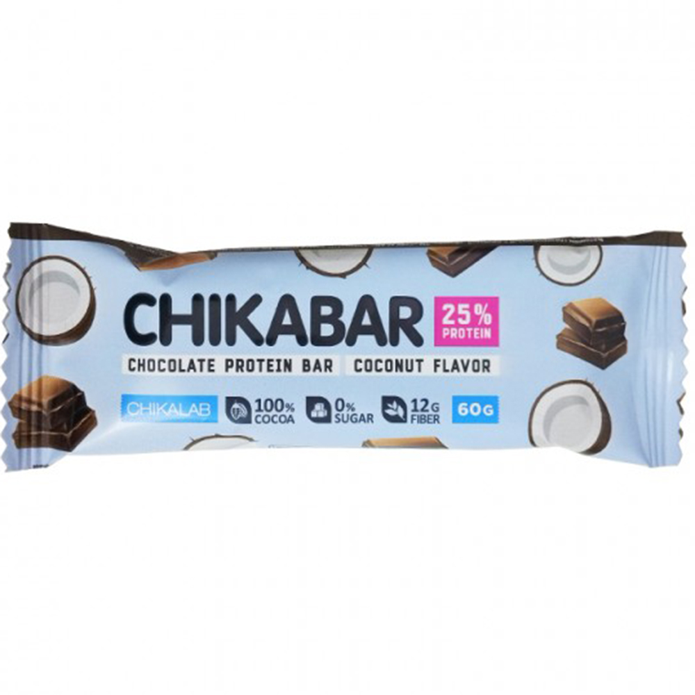 Батончик Chikalab Chikabar 60 g Кокос