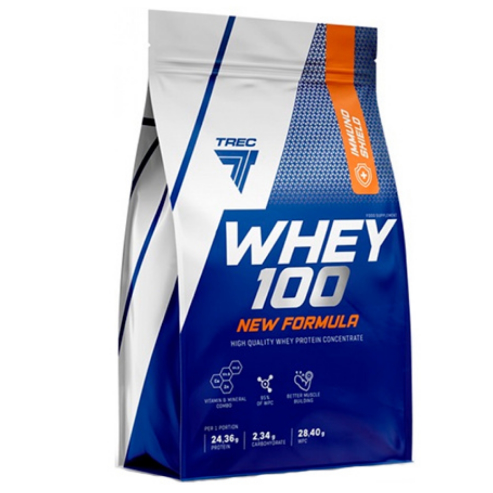 Протеин Trec Nutrition Whey 100 Сывороточный протеин 2000 g Шоколад